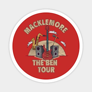 Macklemore the ben tour t shirt Magnet